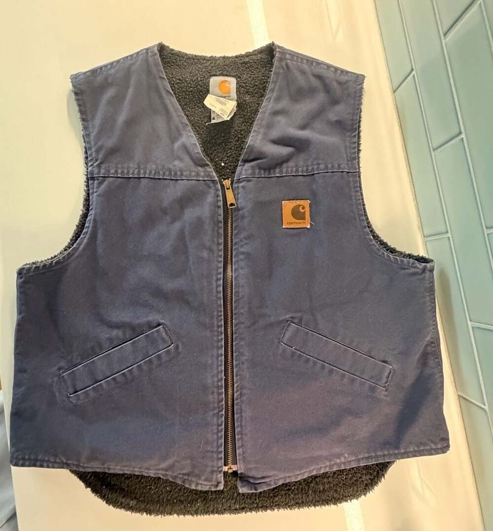Carhartt V18PTL Sherpa Lined Vest Size Large Regular